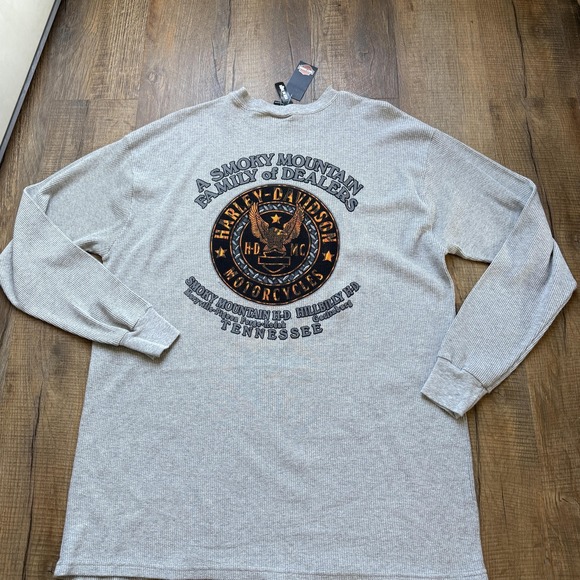 Harley-Davidson Other - Harley-Davidson Shirt Mens XL NWT Smoky Mtn Thermal Biker USA Made Motorcycle